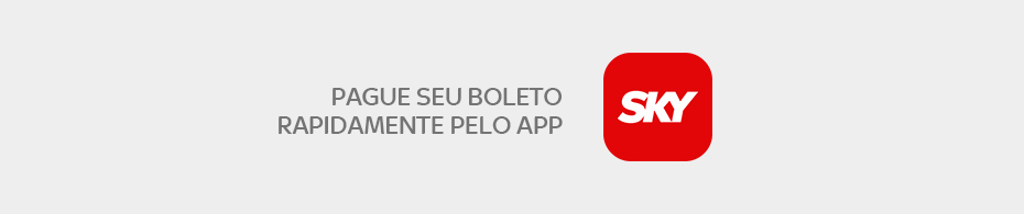 Boleto no App SKY